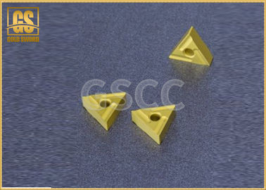 Dreieck-kundenspezifische Hartmetalleinsätze, CNC-Karbid-Werkzeug fügt YG6/YG8/Grad ein